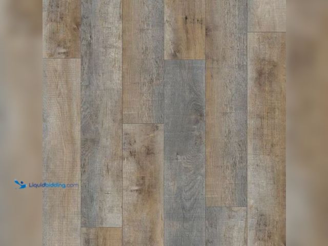 Lot 49-2005636 - Approx. (148) sq. ft. of Krono Original Grey Restoration Oak 10 mm T x 8 in. W Waterproof Laminate W...