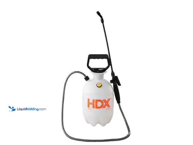 Lot 49-1566700 - HDX 1 Gallon Multi-Purpose Lawn and Garden Pump Sprayer, Model # 1501HDXA, unused  Ref#AHDPA0122