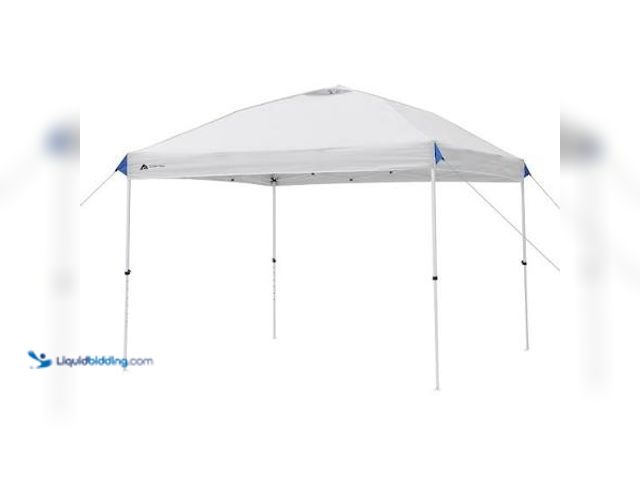 Lot 49-3566665 - Ozark Trail 30957 10' x 10' Simple Push Straight Leg Instant Canopy model:4840062489032 used. Piece ...