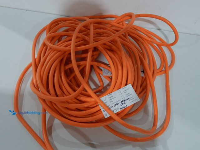 Lot 49-2001568 - Approx. (75-100) ft. Extension Cord, Orange, Unknown model number, Unused.  Ref#BIN0528