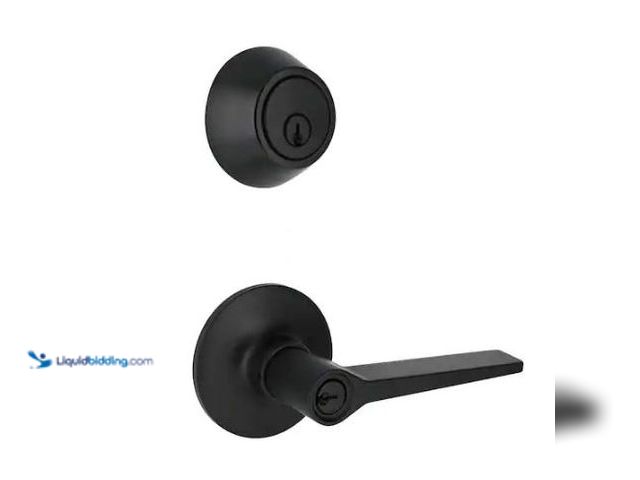 Lot 49-1569196 - Defiant Freedom Matte Black Single Cylinder Combo Pack, Model # 32MEX9D1B, New.  Ref#SBS0114