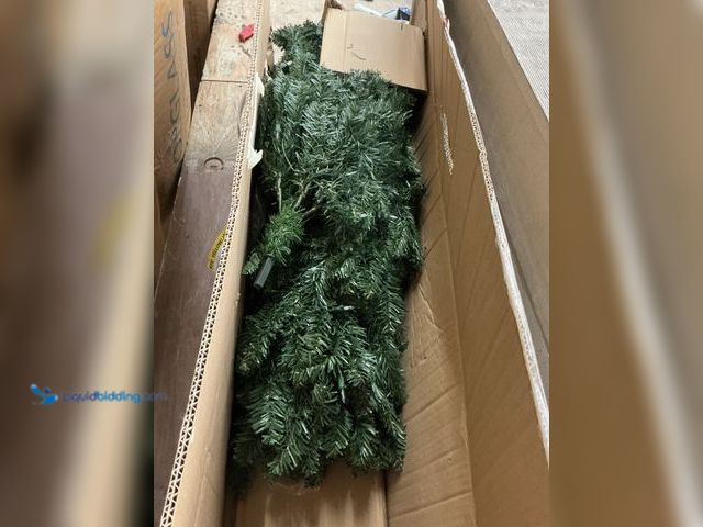 Lot 49-3529089 - 7ft Douglas Fir Prelit Artificial Christmas Tree. Used
