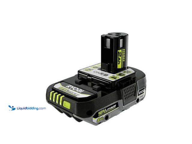 Lot 49-5546469 - RYOBI ONE+ 18V 2.0 Ah Lithium-Ion HIGH PERFORMANCE Battery Model # PBP003 new. Charger not included.