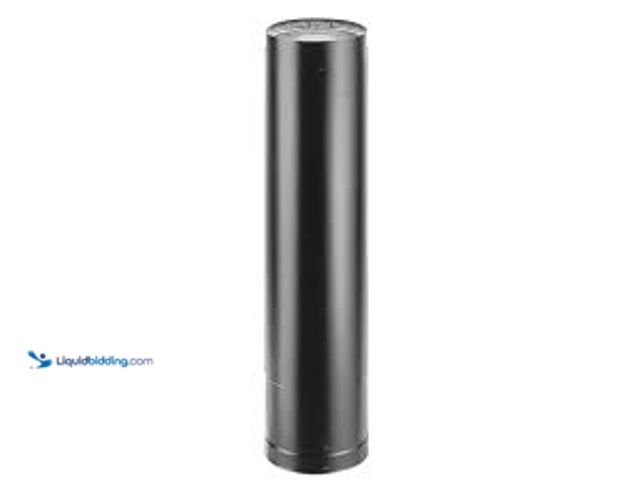 Lot 49-5485368 - DuraVent Model DVL Double Wall Stove Pipe 6in. Diameter x 40in. to 68in. Telescoping Stove Pipe Leng...