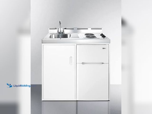Lot 49-5545833 - Summit All in One Kitchen Refrigerator-Freezer Model:C39EL, Factory Sealed