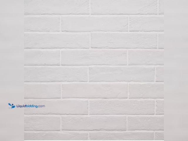 Lot 49-1516671 - MSI Stirling White Brick Matte White Porcelain Brick Look Tile Rectangle 2 in. x 10 in., Floor and W...