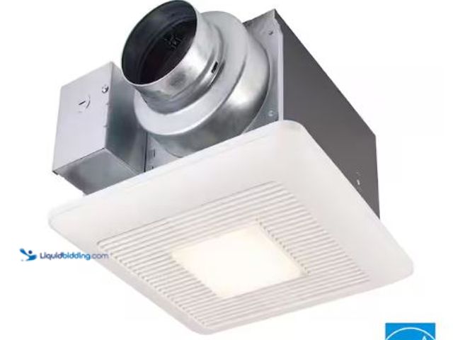 Lot 49-3612762 - Panasonic WhisperCeiling DC fan with LED lights, Pick-A-Flow Speed Selector 50, 80 or 110 CFM and Fl...