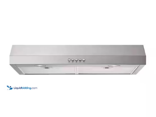 Lot 49-2000063 - Vissani 30 in. 320CFM Convertible Under Cabinet Range Hood in Stainless Steel, Model # 1806A7/GP11(7...