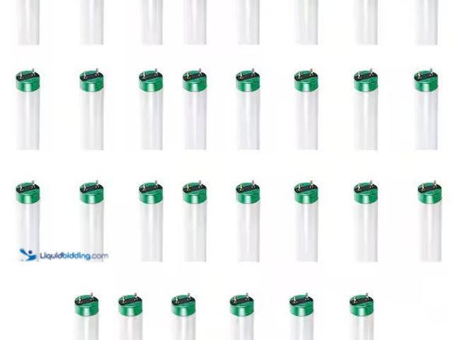 Lot 49-5486509 - Philips
32-Watt 4 ft. Alto Daylight Linear T8 Fluorescent Tube Light Bulb (30-Pack) Internet # 3038...