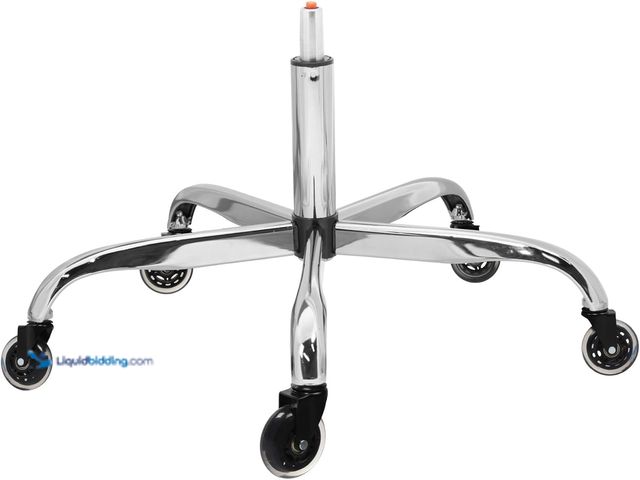 Lot 49-5447566 - Frassie 28 Inch Office Chair Metal Base Replacement Heavy Duty Computer Chair Base Part with 5 Caste...