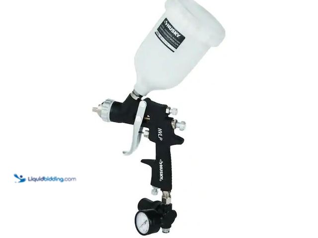 Lot 49-3600193 - Husky Gravity Feed Composite HVLP Spray Gun Model # H4850GHVSG, Used, Has Attachments  Ref#AHDSB0205