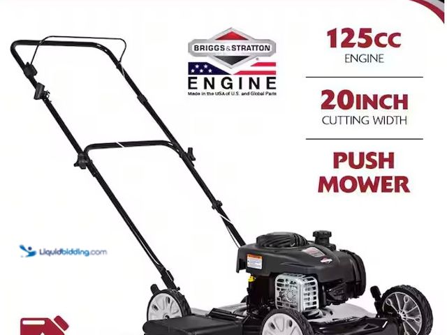 Lot 49-3639351 - Murray 20 in. 125 cc Briggs & Stratton Walk Behind Gas Push Lawn Mower with 4 Wheel Height Adjustmen...