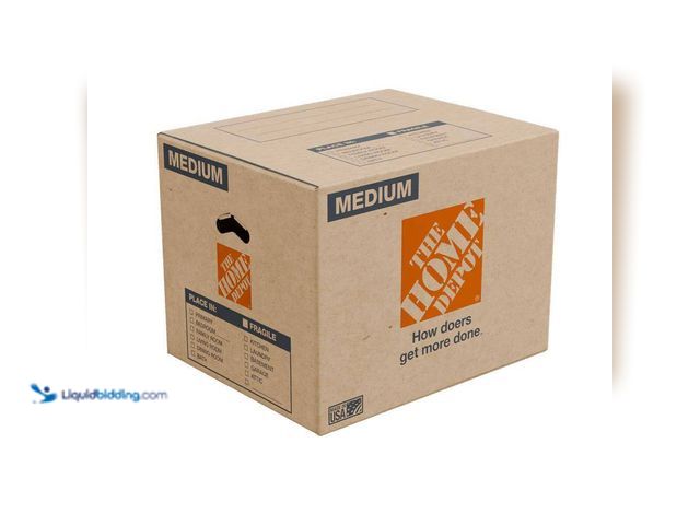 Lot 49-5413856 - 20 in. L x 16 in. W x 15 in. D Moving Box with Handles PACK OF 10 (NEW)