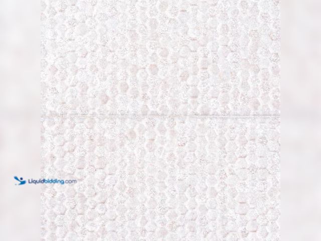 Lot 49-1570065 - Approx. (388) sq. ft. of Jeffrey Court Retreat White 10 in. x 20 in. Glossy Textured Ceramic Wall Ti...