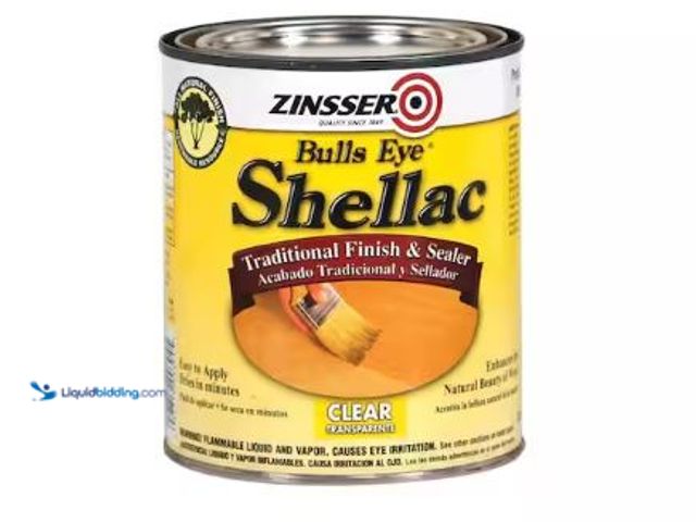 Lot 49-1625529 - Lot of (2) Zinsser 1 qt. Clear Shellac Traditional Interior Finish and Sealer, Model # 00304H, Unuse...