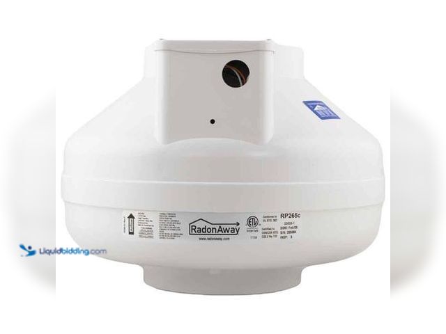 Lot 49-3617610 - RadonAway 6 in. Inlet and Outlet Inline Radon Fan in White with 2.3 in. Maximum Operating Pressure -...