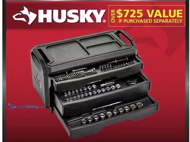 Lot 49-1576933 - Husky Mechanics Tool Set (280-Piece) Model # H280MTS, Unused  Ref#AHDSB0205