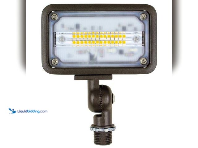 Lot 49-5538571 - QTY 2 - Commercial Electric
16W Bronze Integrated Outdoor LED Weatherproof Wall Wash Light and Adju...