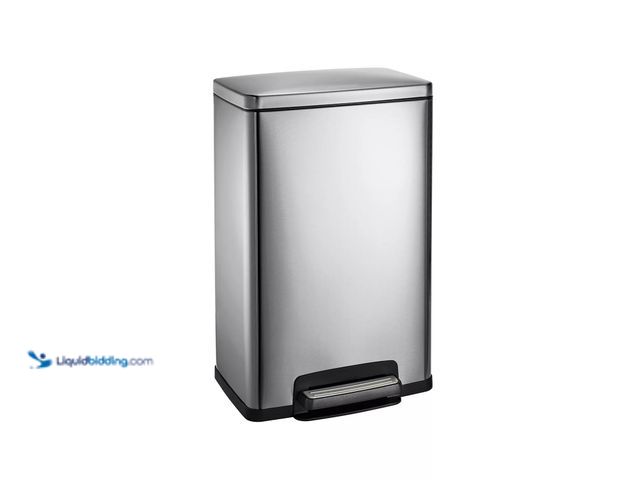 Lot 49-5543825 - Tramontina 13 Gal Step Trash Can, Stainless Steel. B0CFWZQ3HP. Unused