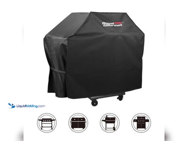 Lot 49-3616918 - Royal Gourmet 54 in. L Heavy-Duty Oxford BBQ Grill Cover - Unused - Model # CR5402
