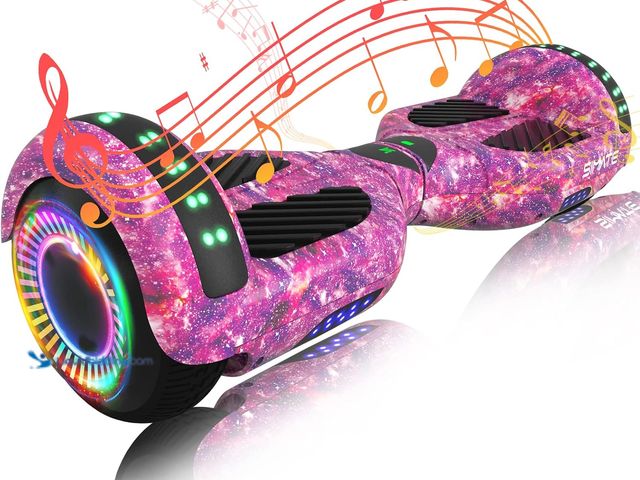 Lot 49-5556027 - SIMATE Hoverboard, Bluetooth All Terrain Hover Boards with LED Lights and APP Control, Gifts for Kid...