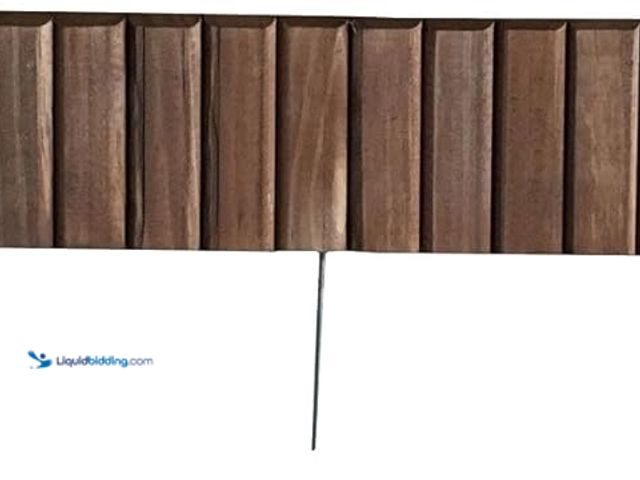 Lot 49-5542403 - Approx 100 - Flexible Brown Natural Lawn & Landscape Border Edging 30" Long each section. Model; 855...