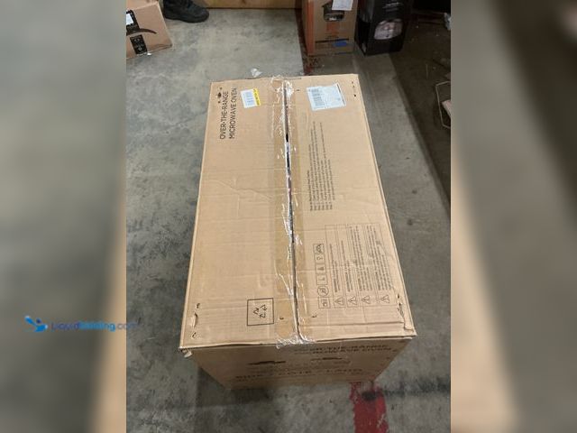 Lot 49-5572316 - GE 1.6 cu. ft. Over-the-Range Microwave in Stainless Steel. Model # JVM3160RFSS. Unused