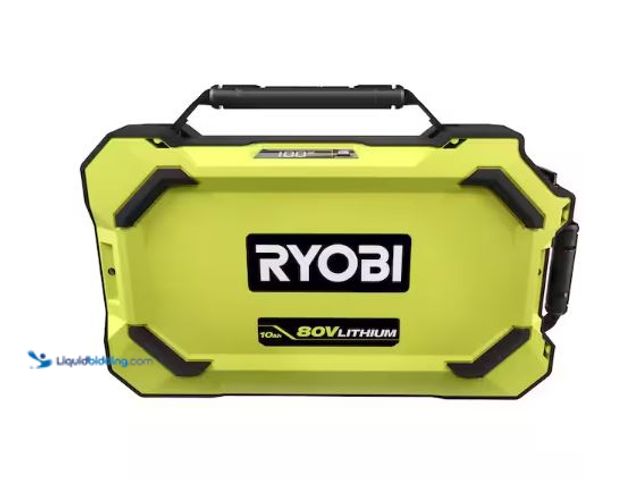 Lot 49-1597174 - RYOBI 80V 10.0 Ah Lithium-Ion Battery Model # OP801720A, MSRP:$899.00, Slightly Used, Unable To Test...
