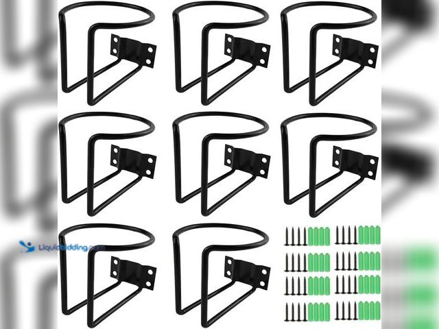 Lot 49-5485290 - QTY 2 - TIHOOD 8PCS Stainless Steel Boat Ring Cup Drink Holder Fit for Boat Yacht Truck Car Apartmen...