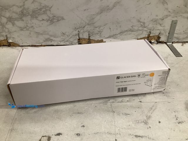 Lot 49-5573246 - Glacier Bay Modern Single-Handle Single Hole Bathroom Faucet in Matte Black, Factory Sealed