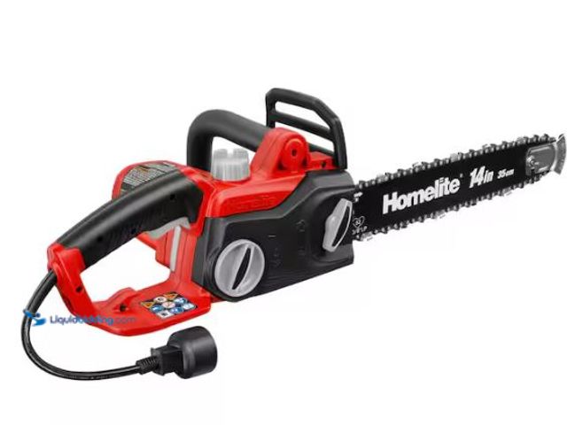 Lot 49-1627637 - Homelite 14 in. 9 Amp Electric Chainsaw Model # UT43104, Used, No Attachments, Unable To Test, Missi...