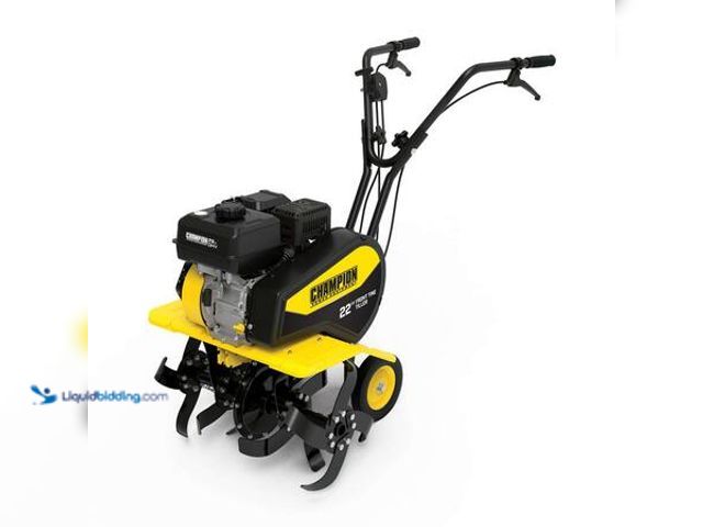 Lot 49-5548972 - Champion Power Equipment 22 in. 212 CC 4-Stroke Gas-Powered Front Tine Tiller with Reverse Assist Mo...