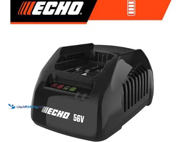 Lot 49-1630744 - ECHO 56V Battery System Standard Charger with On-Board LED Diagnostics and 6-Ft. Power Cord with Opt...