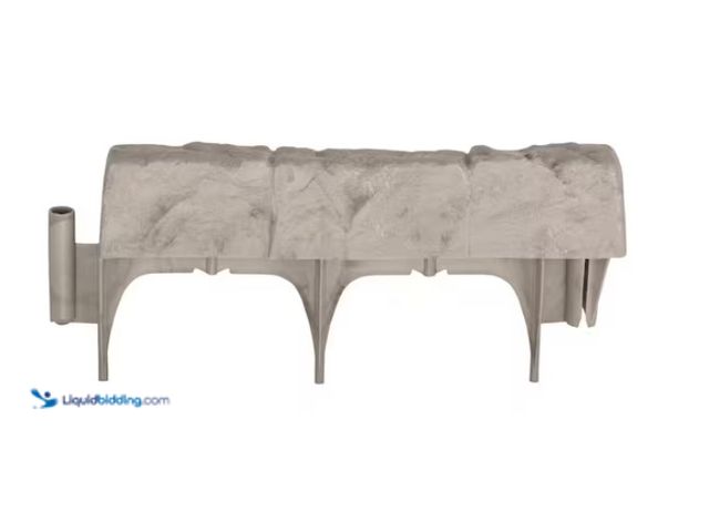 Lot 49-1628174 - Lot of (2) Suncast Border Stone 10 ft. (12 in. Sections) Plastic Border Edging, Model # CPLBSE10TG, ...