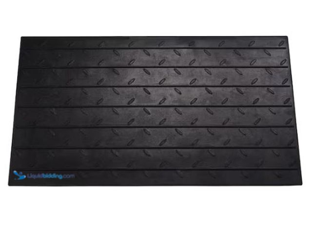 Lot 49-1569009 - Karl home 42 in. x 24 in. x 4 in. Black Rubber Threshold Speed Ramp Wheelchair Ramp, 
Model # K1G33...
