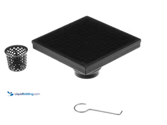 Lot 49-5460523 - Oatey
Designline 6 in. x 6 in. Stainless Steel Square Shower Drain with Square Pattern Drain Cover ...