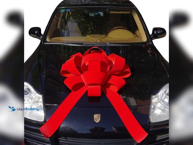 Lot 49-5450040 - 30" Giant Car Bow | 30" Red Velvet Car Bow - Big Car Bow with Non Scratch Magnet Base, Weather Resis...