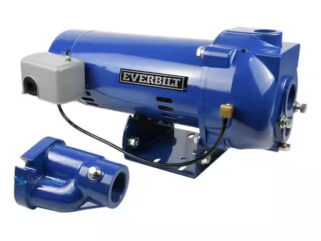 Lot 49-2000471 - PARTS AND REPAIR LOT - Everbilt 1 HP Convertible Jet Pump, Performance to water depths of 110 ft. or...