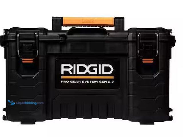 Lot 49-5460642 - RIDGID
Pro Gear System Gen 2.0 Stackable Durable 22 in. Modular Tool Box Storage With Heavy Duty La...