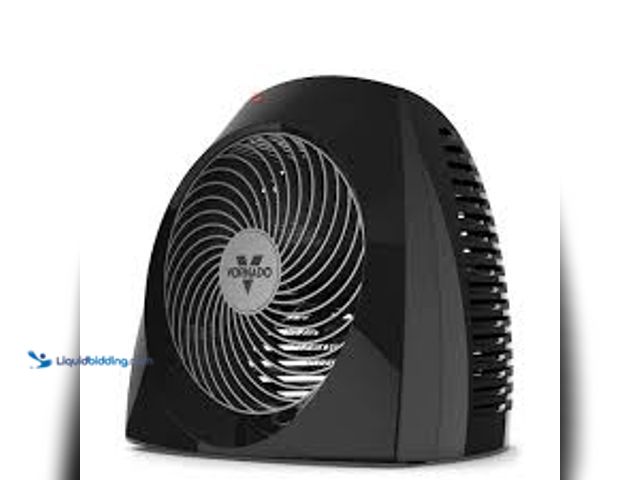 Lot 49-3536468 - Vornado VH240 1500-Watt Black Indoor Electric Fan Space Heater with Adjustable Thermostat, 3-Heat Se...