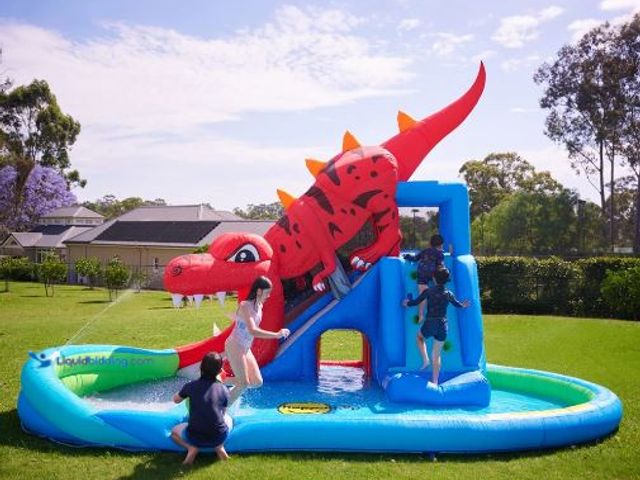 Lot 49-3612662 - Happy Hop Dinosaur Cave Adventure, Model # 1872194, MSRP $ 429.99, Slightly used, Has most attachmen...