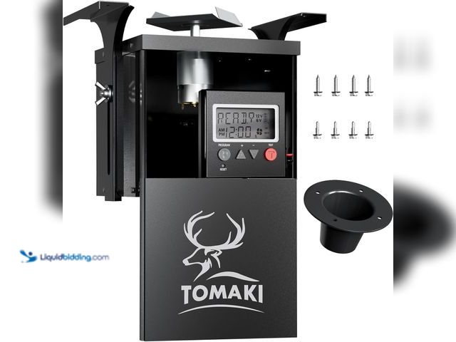 Lot 49-5453228 - 6V Deer Feeder Kit, Motor and Timer Metal Kit, Digital Game FeederTimer, Mounting Bracket Included, ...