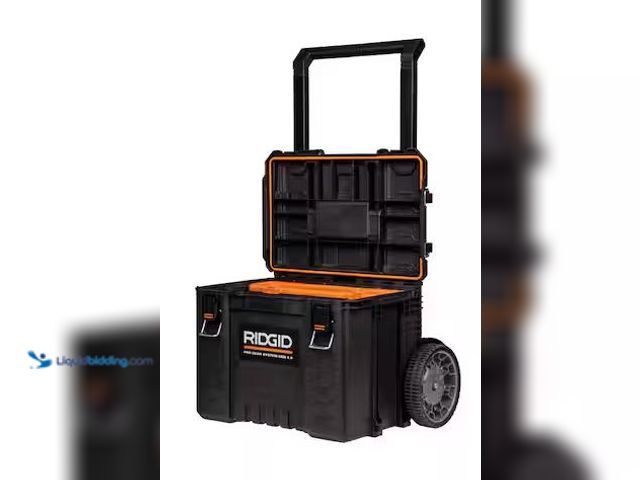 Lot 49-5460646 - RIDGID
Pro Gear System Gen 2.0 Stackable 25 in All Terrain Rolling Tool Box with 9 in. Wheels Inter...