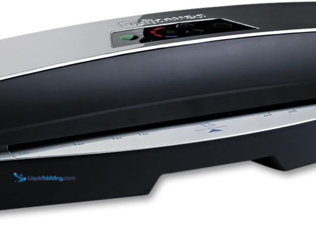 Lot 49-5476907 - Fellowes Callisto 125 Laminator, 12.5-Inch (57291), Silver/Black. Model #B006JKQMC0. Unused and work...