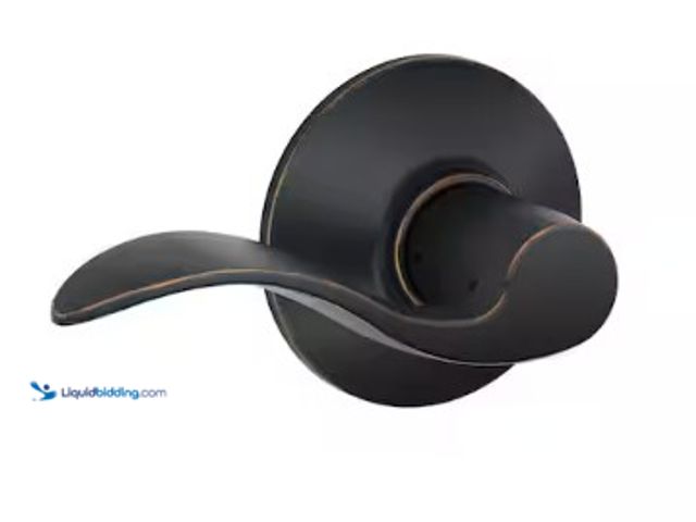 Lot 49-2022778 - Schlage Accent Aged Bronze Passage Hall and Closet Door Handle, Model # F10 V ACC 716, MSRP $39.97, ...
