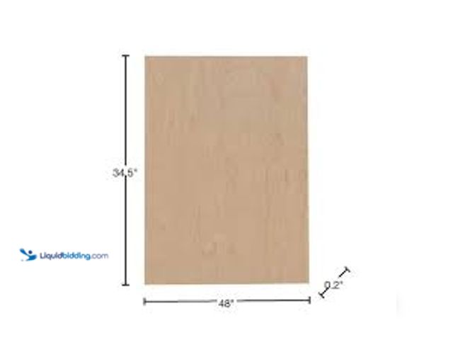 Lot 49-5489321 - Hampton Bay 48 in. W x 34.5 in. H Kitchen Island Flush End Panel in Unfinished for CLICKREADY Techno...