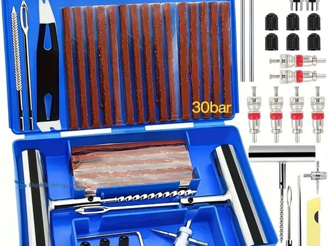 Lot 49-1975706 - New (58 pcs) Tire Repair Tool Kit