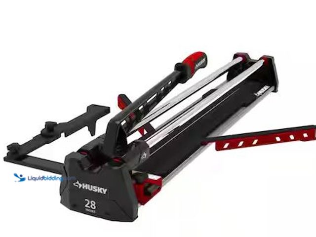 Lot 49-5460701 - Husky
28 in. Tile Cutter with Tungsten Carbide Blade and Adjustable Gauge Internet # 325274766
Mod...
