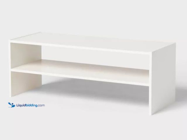 Lot 49-5552359 - QTY 2 - 31'' Stackable Shelf White - Brightroom™. UPC: 840307043603. New