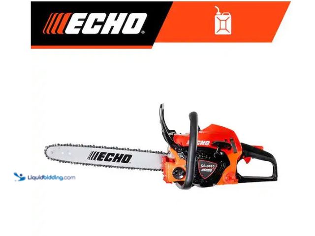 Lot 49-1627642 - ECHO 14 in. 34.4 cc Gas 2-Stroke Rear Handle Chainsaw with Automatic Chain Oiler Model # CS-3410-14,...